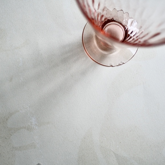 PINK CRYSTAL APERITIF / DIGESTIVE GLASS - Picture 5 of 6